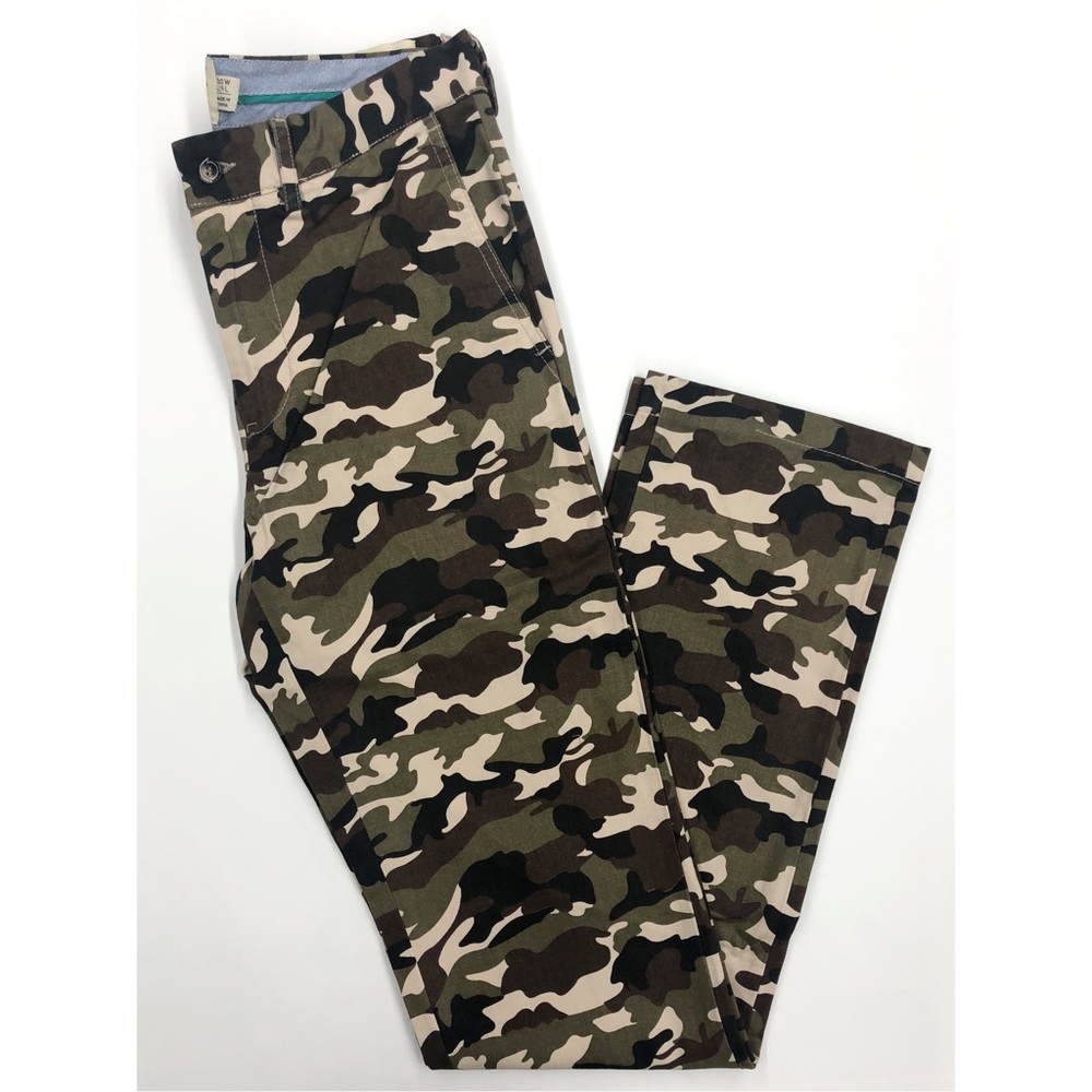 Colony Men's Campus Khakis Camo Washboard Finish Pants